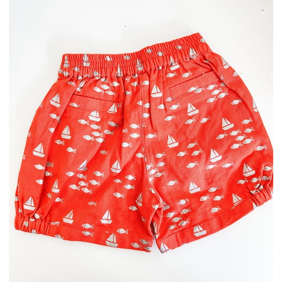 Lali‎ Kids Orange Sailboat Shorts - Picture 4 of 4